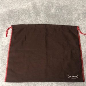 Coach dust bag